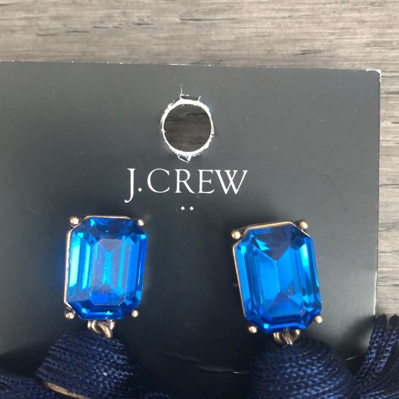 J. Crew blue tassel ombré boho woman’s earrings - Picture 4 of 7
